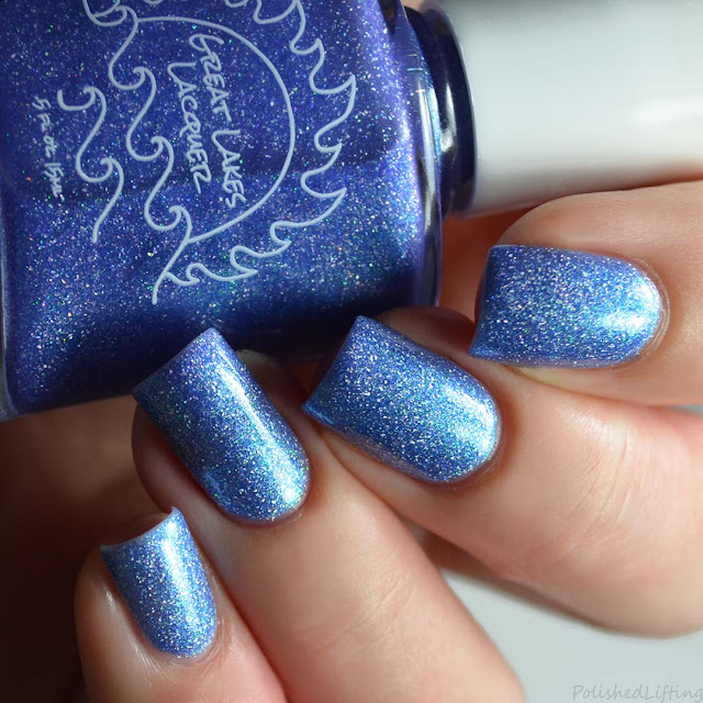 blue to violet thermal nail polish