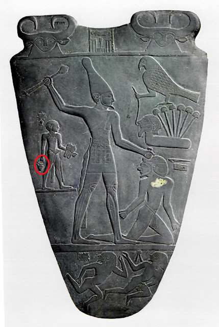 Изображение фараона Нармера из Первой династии Египта