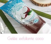 Gelée exfoliante coco bio de Emma Noël