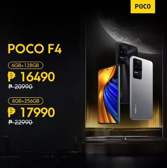 Flagship POCO F4 On Sale this 11.11 for as low as Php16,490