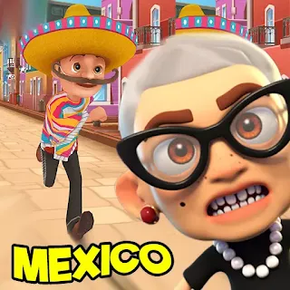 Jogue Angry Gran Run Mexico online grátis