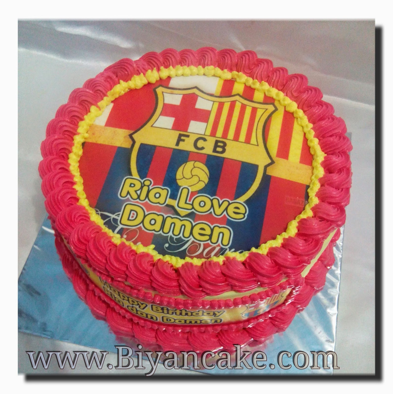 Kue Tart Barcelona Biyan Cake