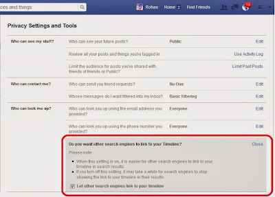  How To Secure Facebook Profile From Google Search - PKL33T