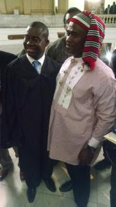 Nigerians in the court house doing big things