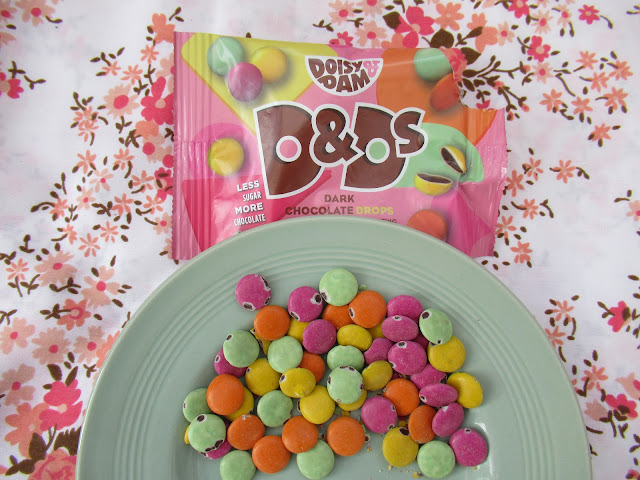 Vegan review - Doisy & Dam chocolate drops and crunchy balls. Vegan m&ms and malteasers, reviewed by UK vegan blogger secondhandsusie.blogspot.com #vegan #veganchocolate #doisyanddam #veganmandms #vegansmarties #veganmaltesers