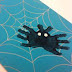 Idea to draw spider using handprint for kids 