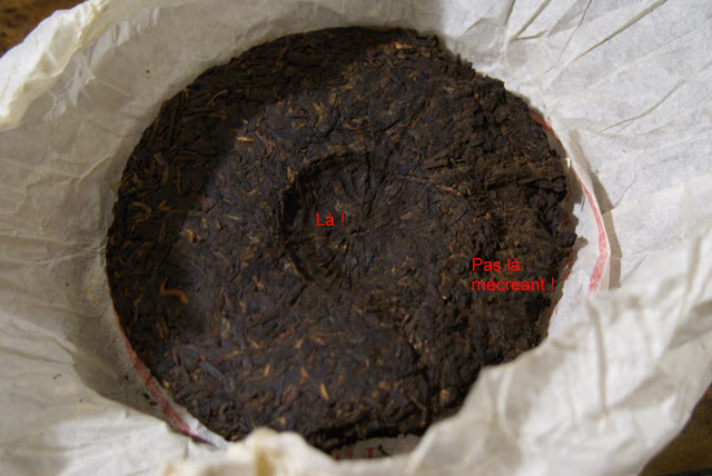 thé en galette : Pu Erh