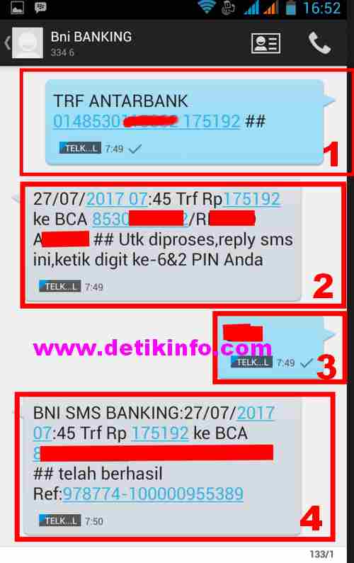 Cara Transfer Uang Bni Ke Bca Via Sms Banking Detik Info