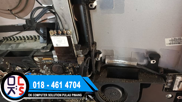 SOLVED : REPAIR IMAC | IMAC SHOP | IMAC 21 INCH | MODEL A1311 | OVERHEATING | FAN NOISY & FULL SPEED | REPAIR FAN |  INTERNAL CLEANING + REPLACE THERMAL PASTE | IMAC SHOP NEAR ME | IMAC REPAIR NEAR ME | IMAC REPAIR BUTTERWORTH | KEDAI REPAIR IMAC BUTTERWORTH
