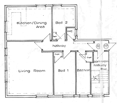 2 Bedroom Flat Floor Plan