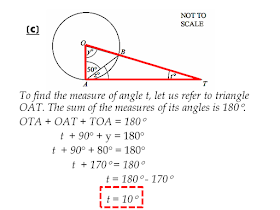 IGCSE,mathematics,examination,circles,triangles,radius,perpendicular,isosceles,complementary angles