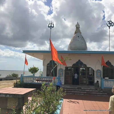 exterior of Temple in the Sea at Waterloo in Carapichaima, Trinidad