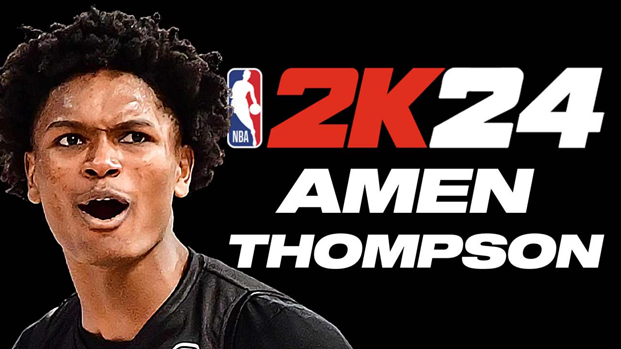 NBA 2K24 Amen Thompson Rating and Build