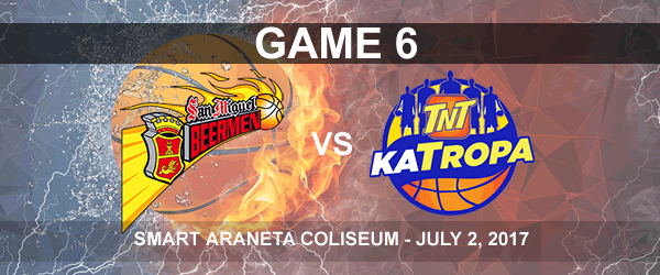 List of PBA Game(s) Friday July 2, 2017 @ Smart Araneta Coliseum