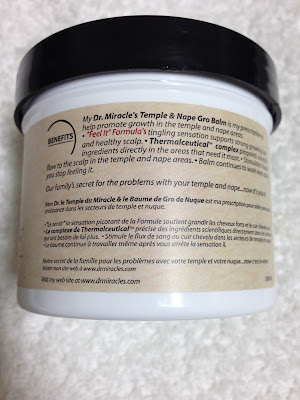 Dr Miracle Temple and Nape Gro Balm for hair loss