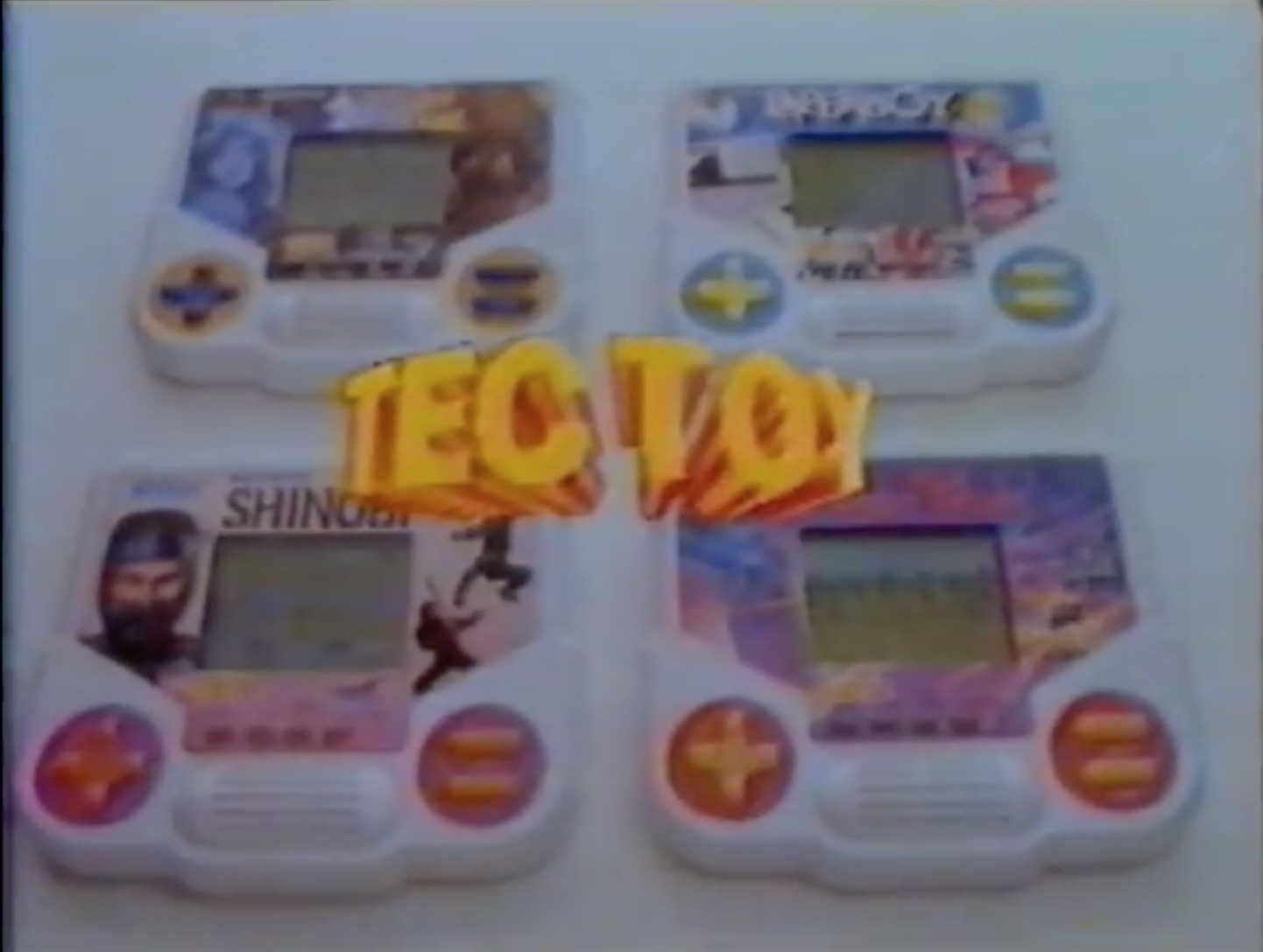 Campanha da Tec Toy apresentada em 1991 com seu Mini Game com jogos da série Master System