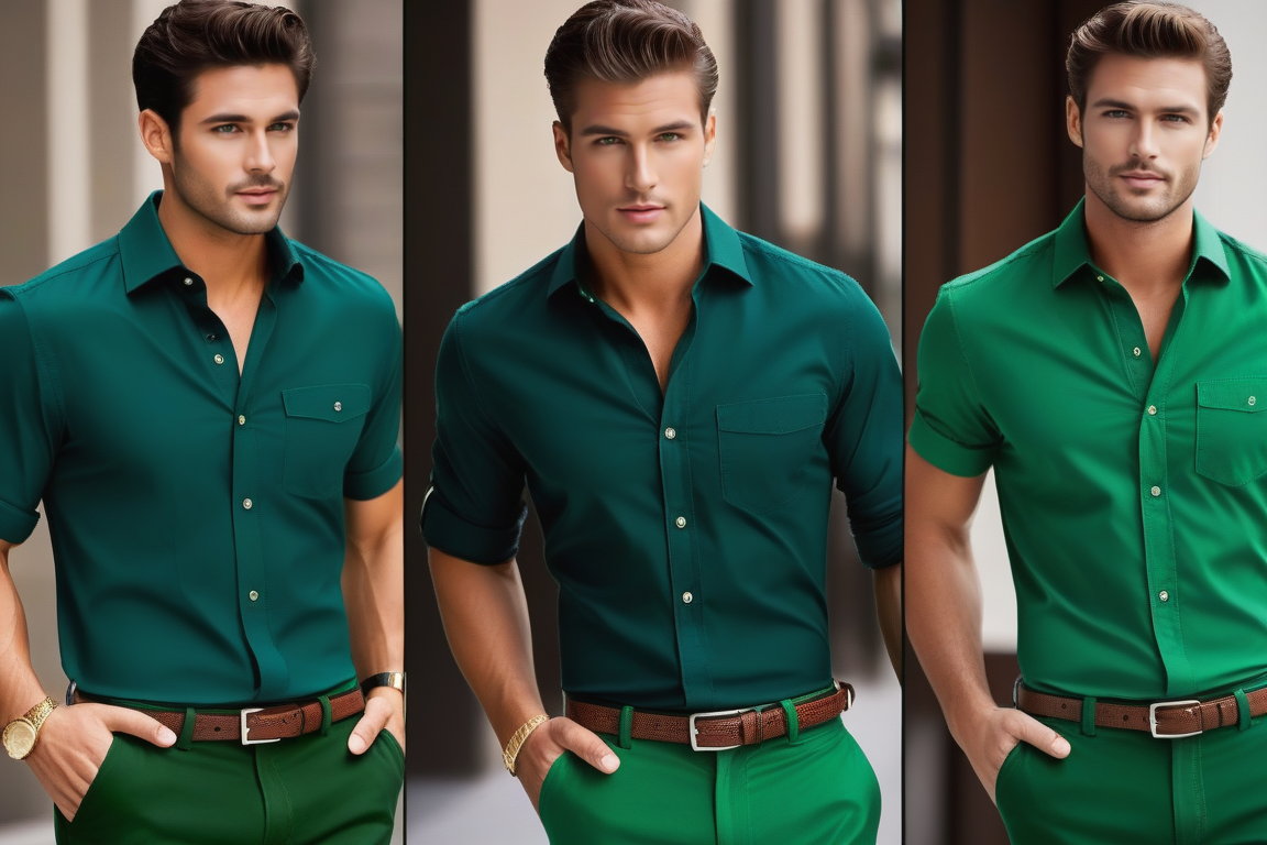 What Color Shirt Goes With Dark Green Pants?