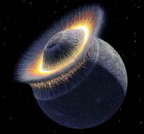 luna tierra