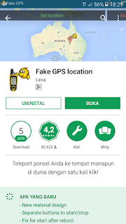 Cara Membuat Lokasi Palsu Di Android Menggunakan Fake GPS