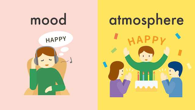 mood と atmosphere の違い
