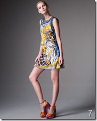 Philosophy di Alberta Ferretti Printed Stretch Poplin Dress