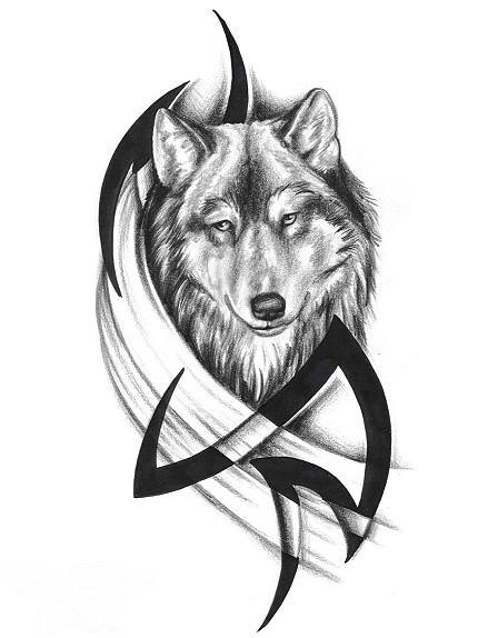 Wolf Tribal Tattoos