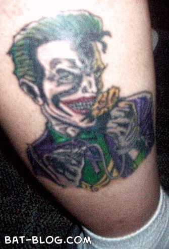 tattoo joker. BATMAN amp; JOKER Tattoos!