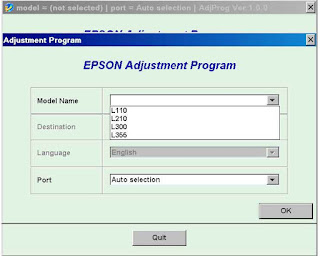 Epson Adjustment Program