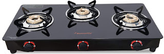 Butterfly Smart Glass 3 Burner Gas Stove.