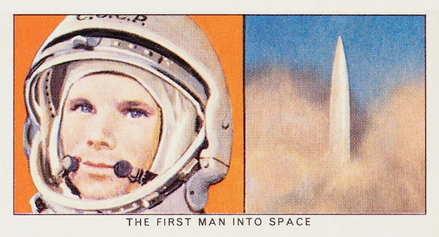 1963 Kellogg Co. Famous Firsts #7 - The First Man Into Space