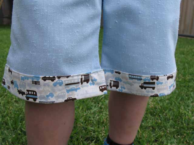 Adding a hem band to the Oliver + S Free Sunny Day Shorts Pattern ~ Threading My Way