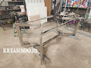 Kaki Meja Stainless pesanan Bpk Kartono untuk di Cibubur