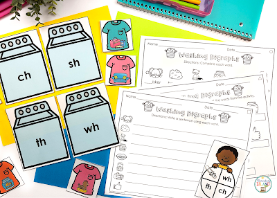 Differentiating Literacy Centers Phonics Worksheets Examples