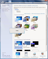 Okno wyboru kompozycji Windows Aero - Ustawienia
