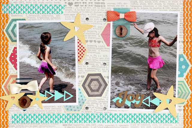 Summer Days Mini Album Paper Bakery July Scrapbook Kit and Project Kit by Juliana Michaels