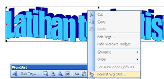 Format Wordart