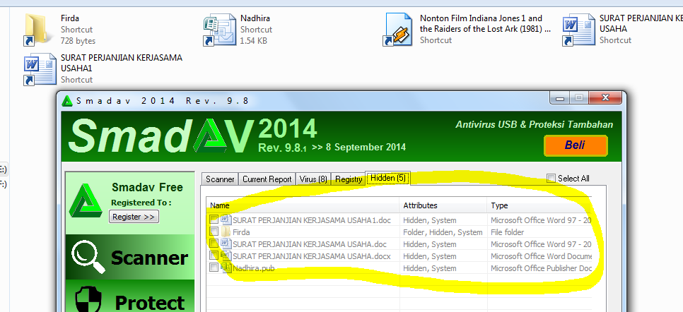 Tips Trik Dan Cara Mudah Hapus Virus Shortcut Flasdisk Terbaru 2014