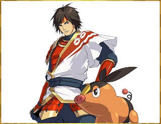 Yukimura with Tepig - Pokemon Conquest cute wallpaper