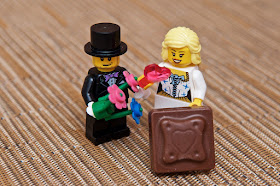 Lego - Advent Calendar - Calendrier de l'Avent - Lego - Love - Heart - Amour - Marriage - Mariage Lego - Chocolat au lait