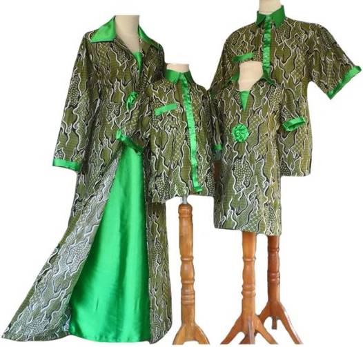 10 Model Baju  Batik  Muslim Sarimbit  Keluarga Terbaru  2021