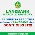March 22 - A Must Read LANDBANK Advisory