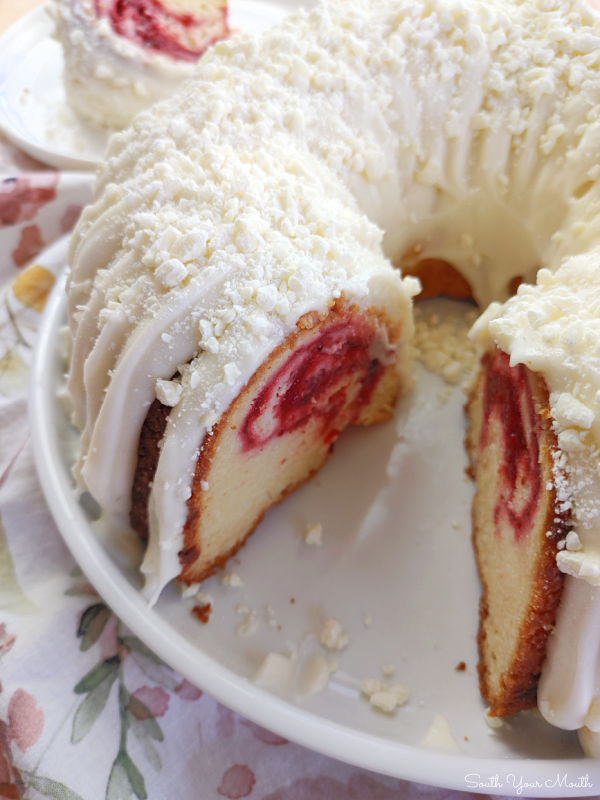 Berry Swirl Bundt Cake