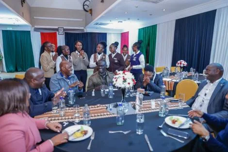 Susan Nakhumicha, the Secretary of the Health Cabinet, was surprised with a birthday treat photos