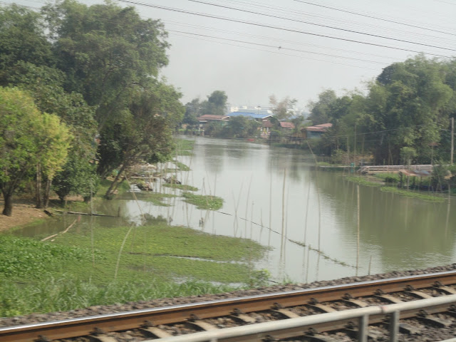 gare hua lamphang, ayutthaya, train, thaïlande