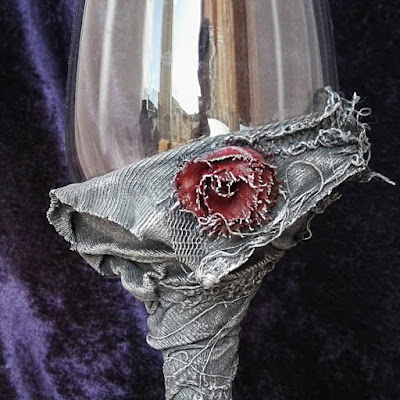 Powertex halloween textures goblet rose