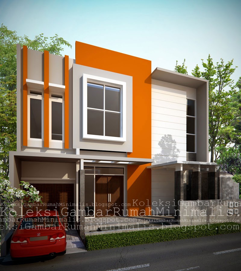 Contoh Gambar Rumah Minimalis Sederhana Gallery Taman 