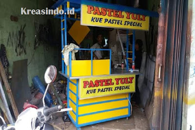 Menerima Pesanan Gerobak Besi Untuk Jualan Pastel