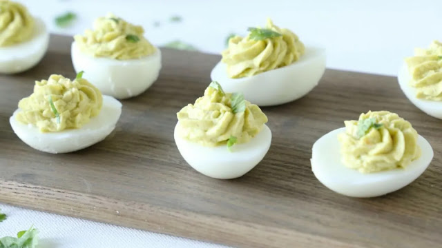 Avocado Deviled Eggs