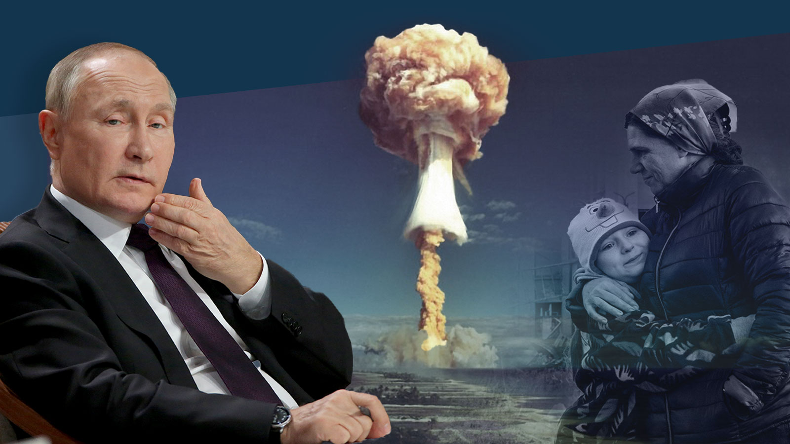 Russian President threatens the West with nuclear war