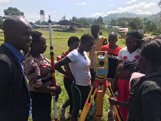 Land Surveying class, Tindiret Technical and Vocational College